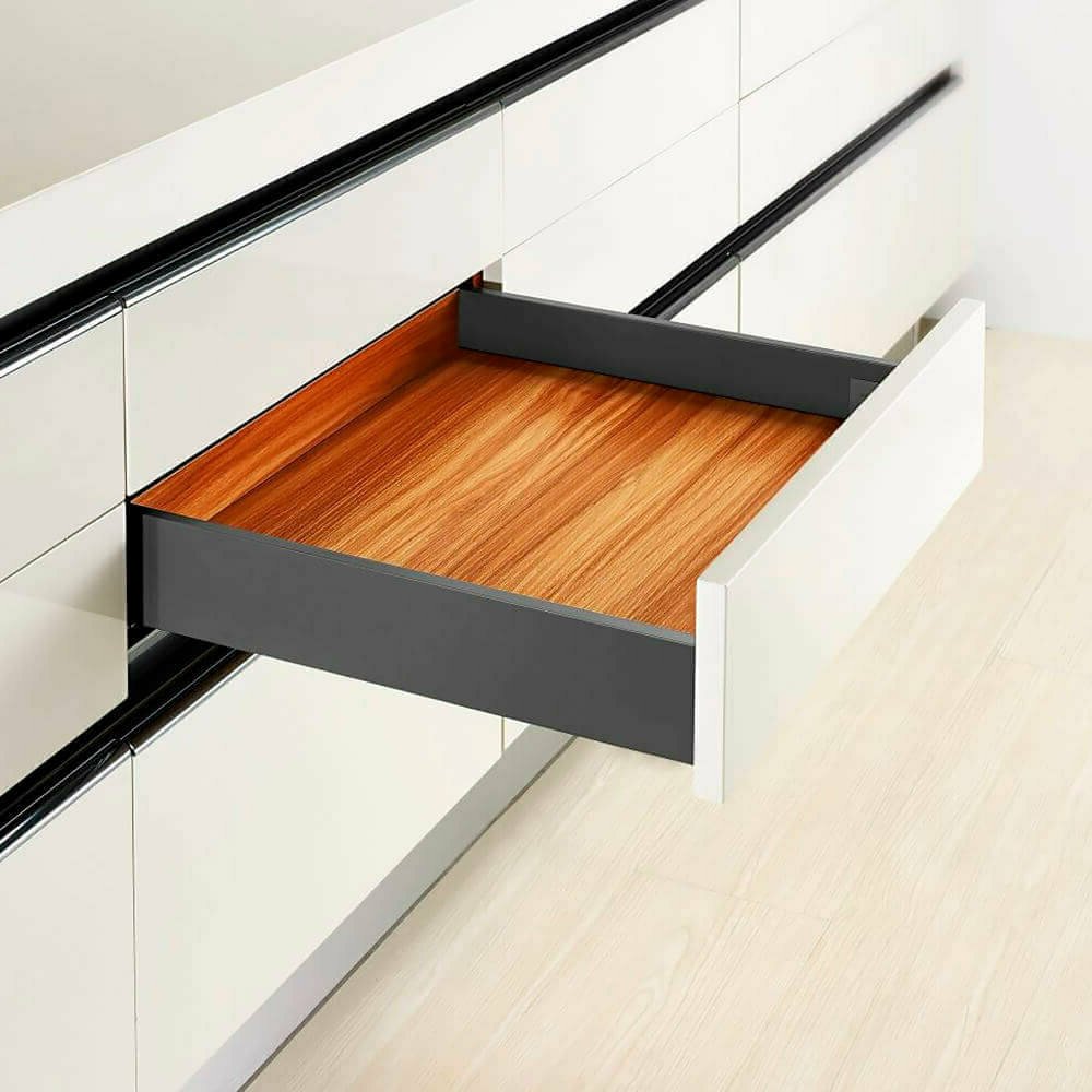 DTC MAGIC STAR PLUS CAJÓN BAJO PUSH OPEN 88x500MM 40KG GRIS MATE