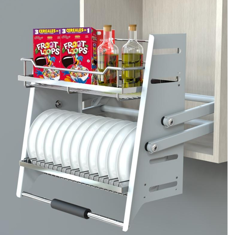 FEH-CANASTA 800 ELEVABLE, CON SOPORTE PARA PLATOS
