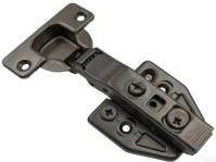 FORZA-Bisagra 35mm Slow m. Clip On. Ajuste 3D, 5 tornillos. Color Negra. SEMI-PARCHE ACODADA