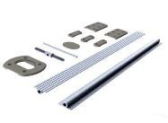 FORZA-Enderezador para puertas -empotrado puertas con mas de 2.500mm de altura. Valor x kit. Presentacion:  kit x 2 barras en aluminio