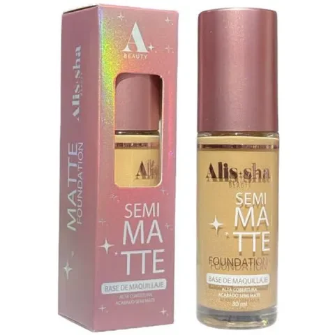 Base Líquida Semimatte Alis-Sha