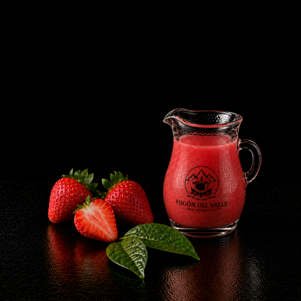 Jugo Natural de Fresa