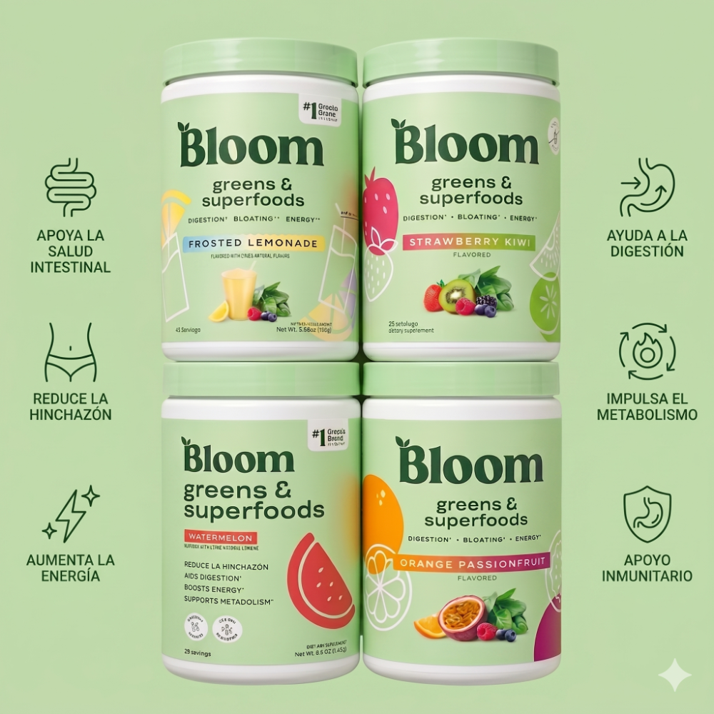 Bloom Nutrition Greens & Superfoods - Strawberry Kiwi