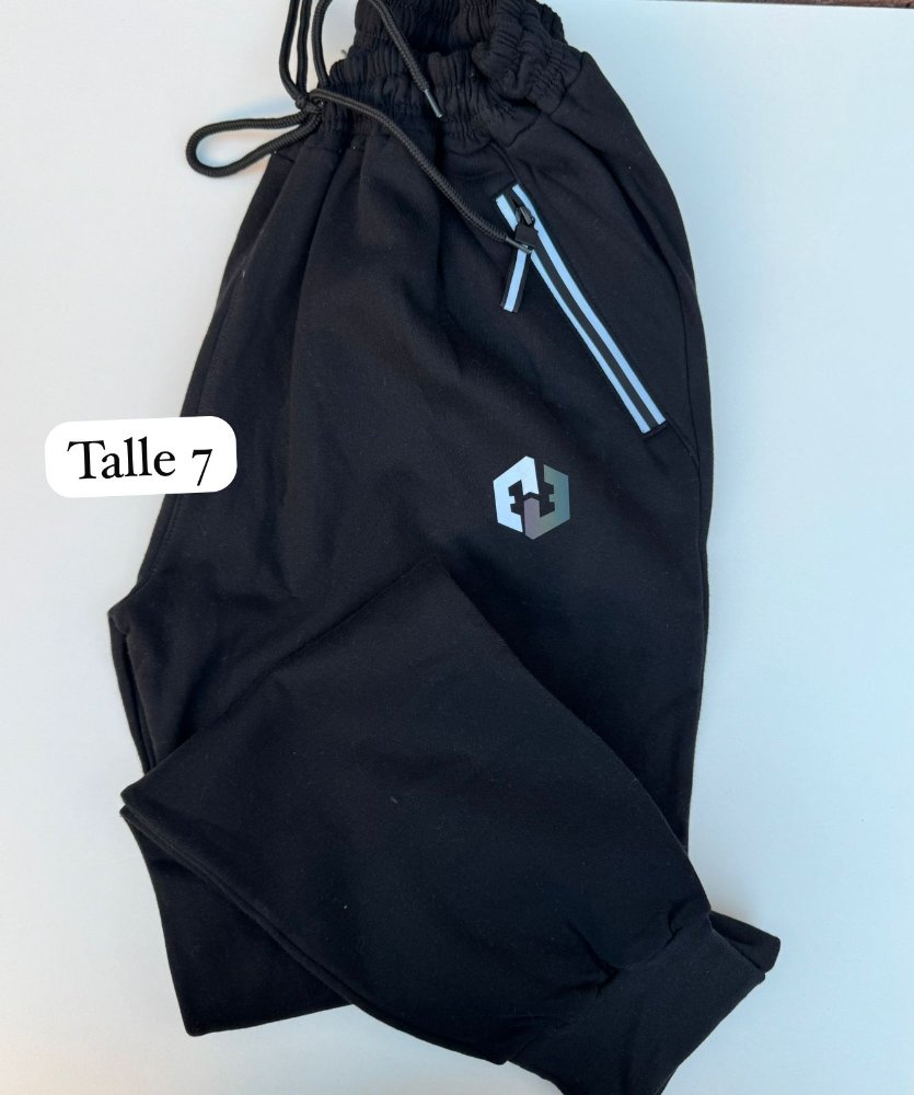 JOGGINGS NEGRO T 7 Y 8