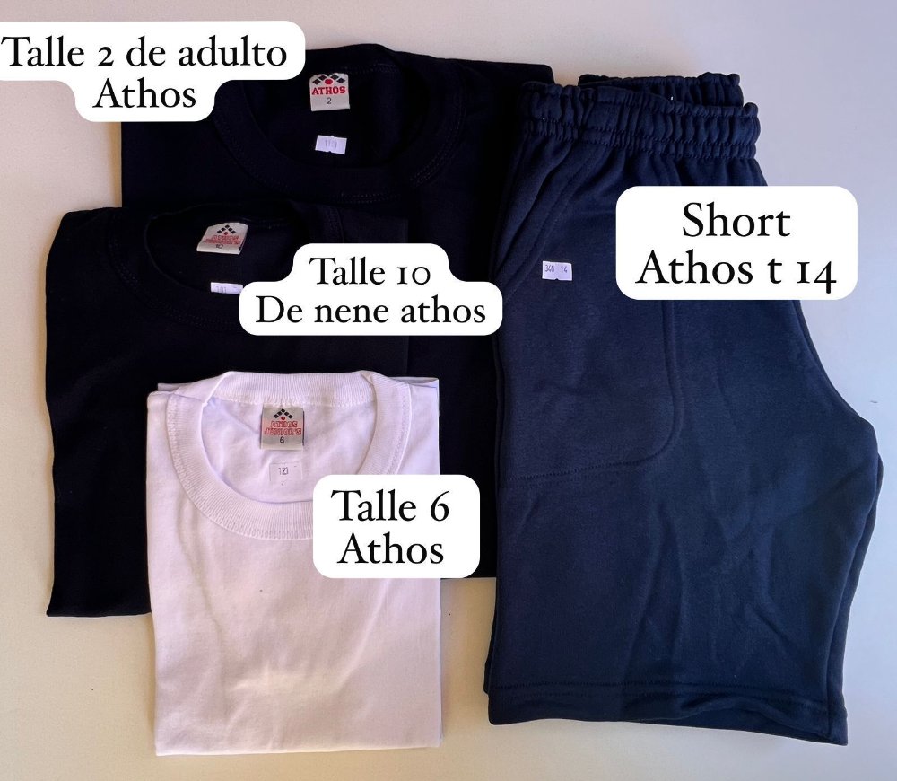 REMERA ATHOS BLANCA T 6