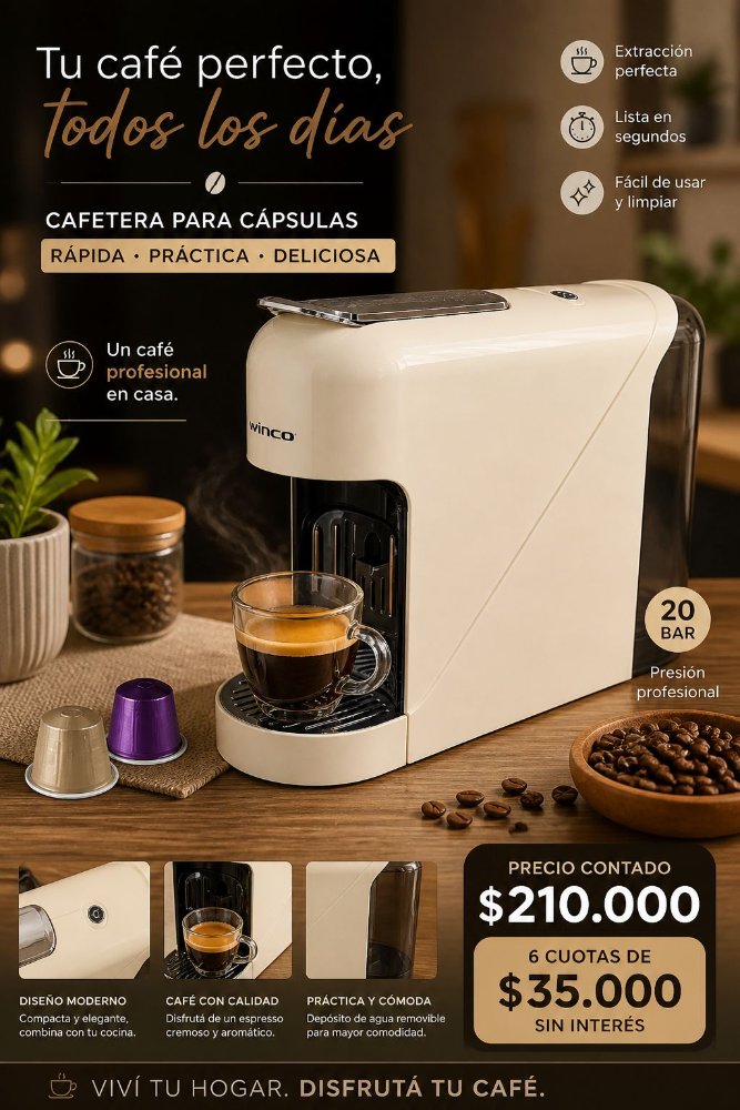 CAFETERA CAPSULAS