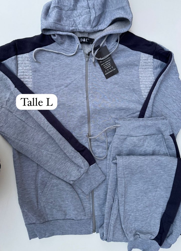 CONJUNTO GRIS T L