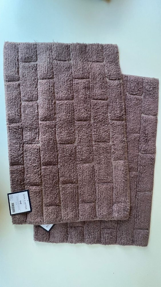 ALFOMBRA DE BAÑO CHENILLE ROSA