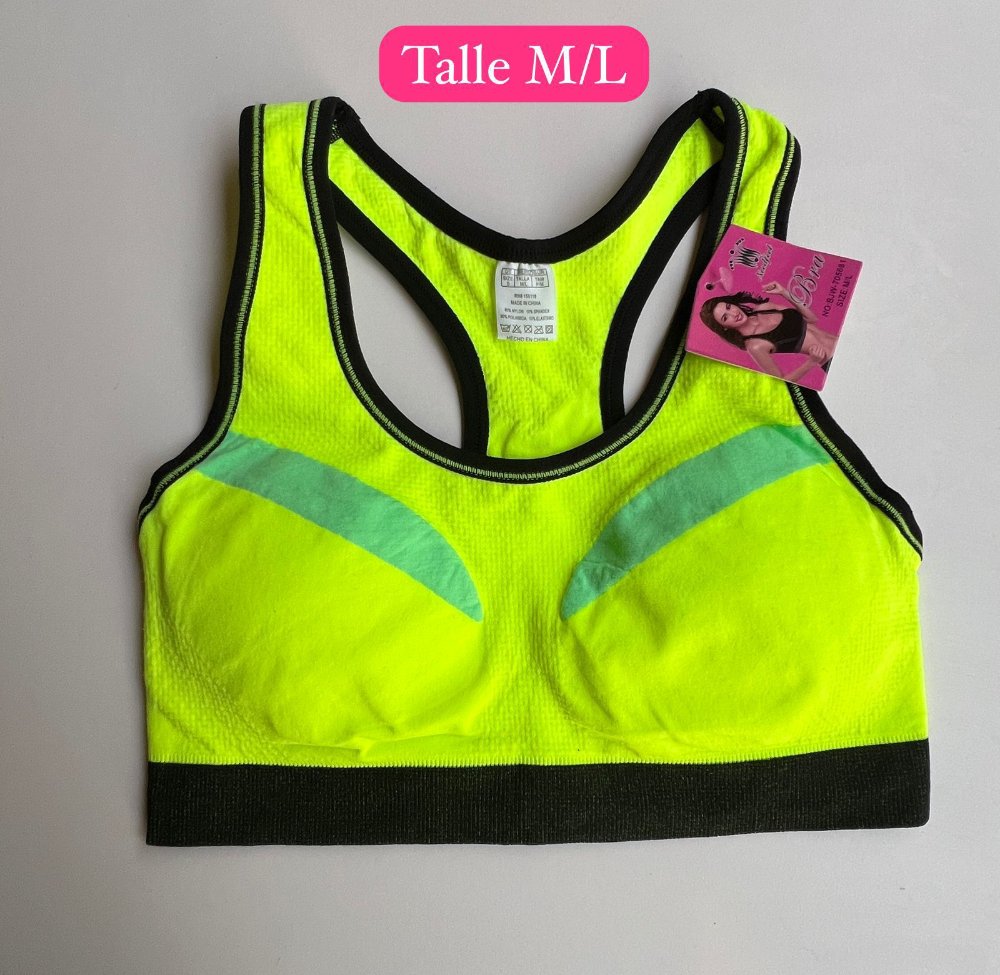 TOP DEPORTIVO AMARILLO T M / L