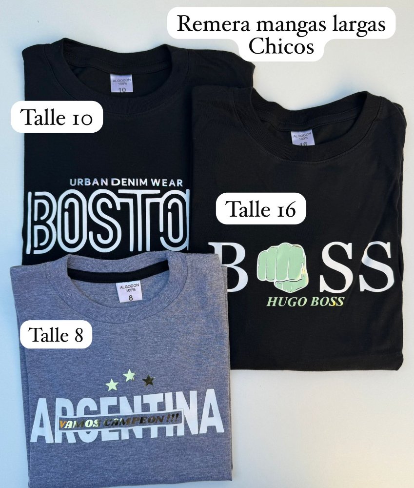 REMERA BOSTON NEGRA T10