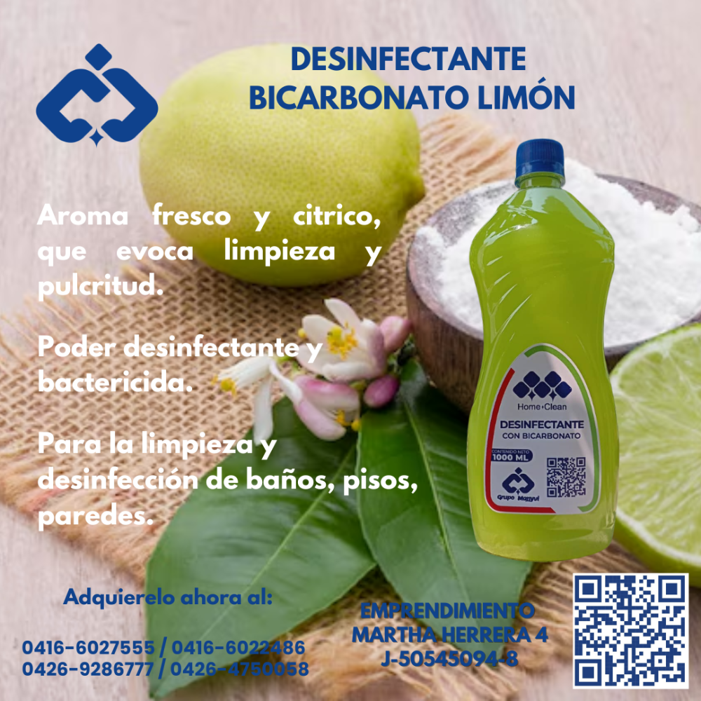 Desinfectante Bicarbonato Limón