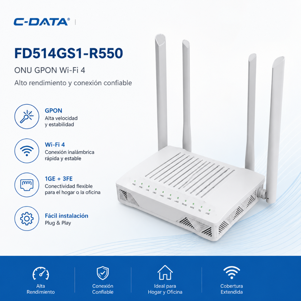 Onu solo wifi6 c-data FD514GS1-R550