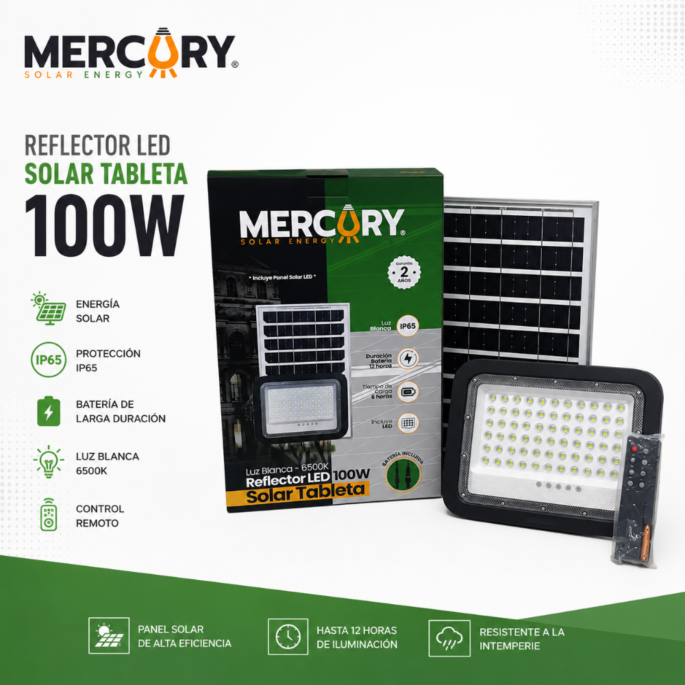 Reflector solar Mercury 100w