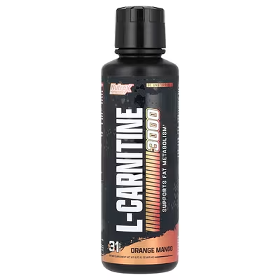 L-Carnitine 3000, Orange Mango Nutrex