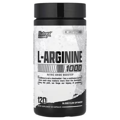 L-Arginine 1000, 120 Capsules Nutrex