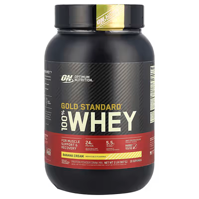 Gold Standard 100% Whey, Banana Cream, 2 lbs (907 g)