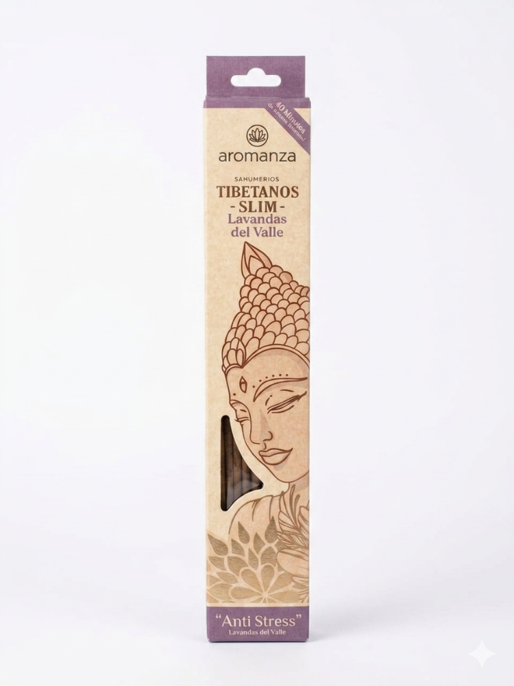 Sahumerio Tibetano Slim Lavandas del Valle