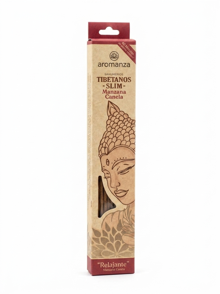 Sahumerio Tibetano Slim Manzana Canela