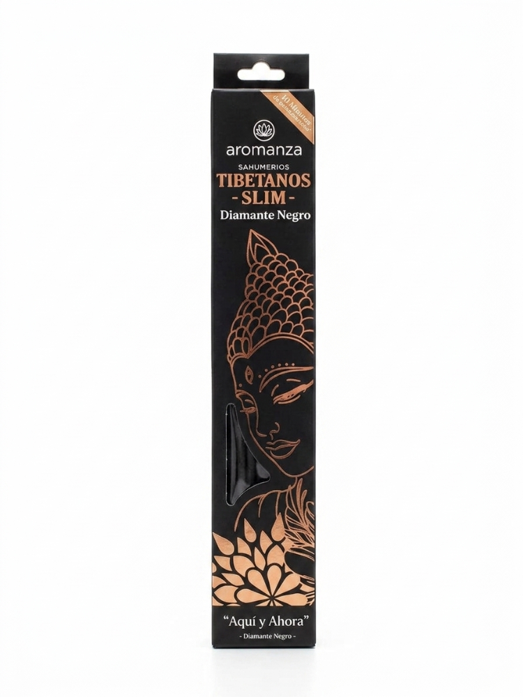 Sahumerio Tibetano Slim Diamante Negro