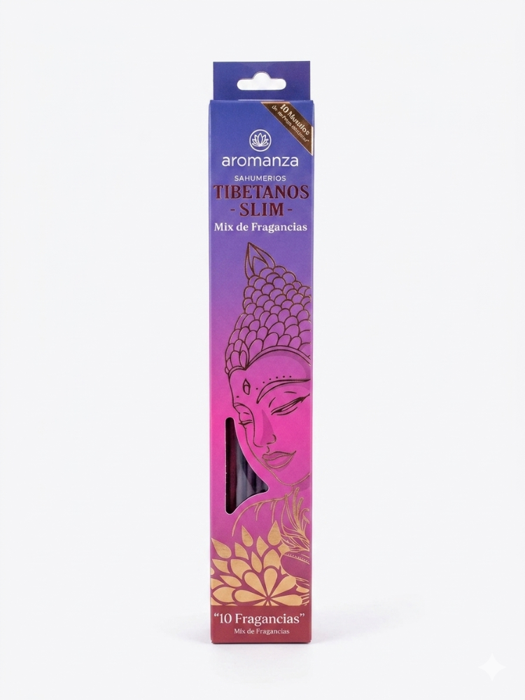 Sahumerio Tibetano Slim Mix de Fragancias
