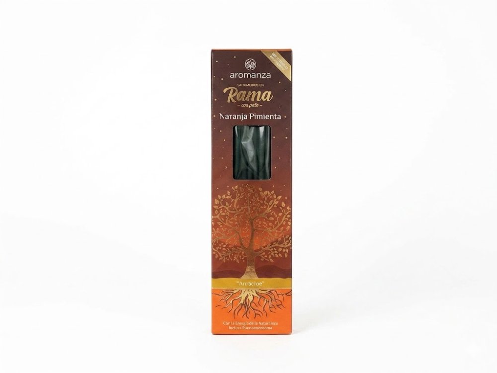 Sahumerio en Rama Naranja Pimienta