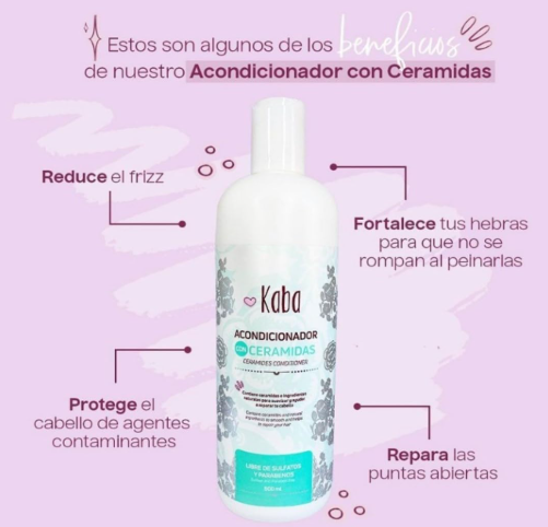 Acondicionador con Ceramidas KABA 1000ml PROMOCIÓN