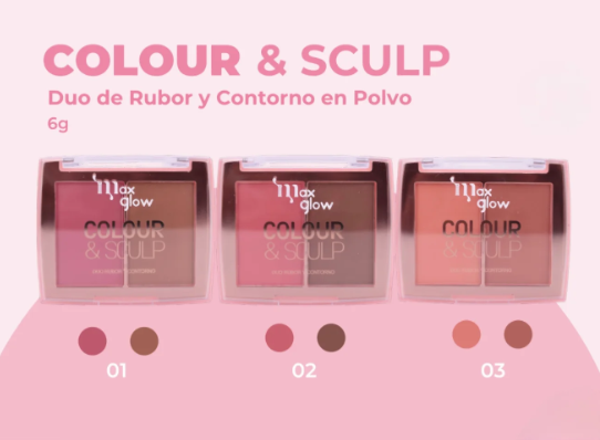 Blush y Contorno Duo Maxglow