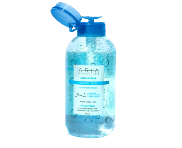 Agua Micelar Piel Mixta Aria Cosmetics 500ml