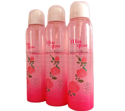 Agua de Rosas Maxglow 200ml