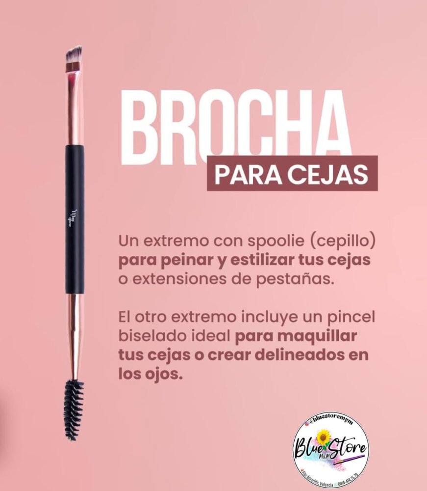 Brocha Doble Cejas+Pestañas Maxglow