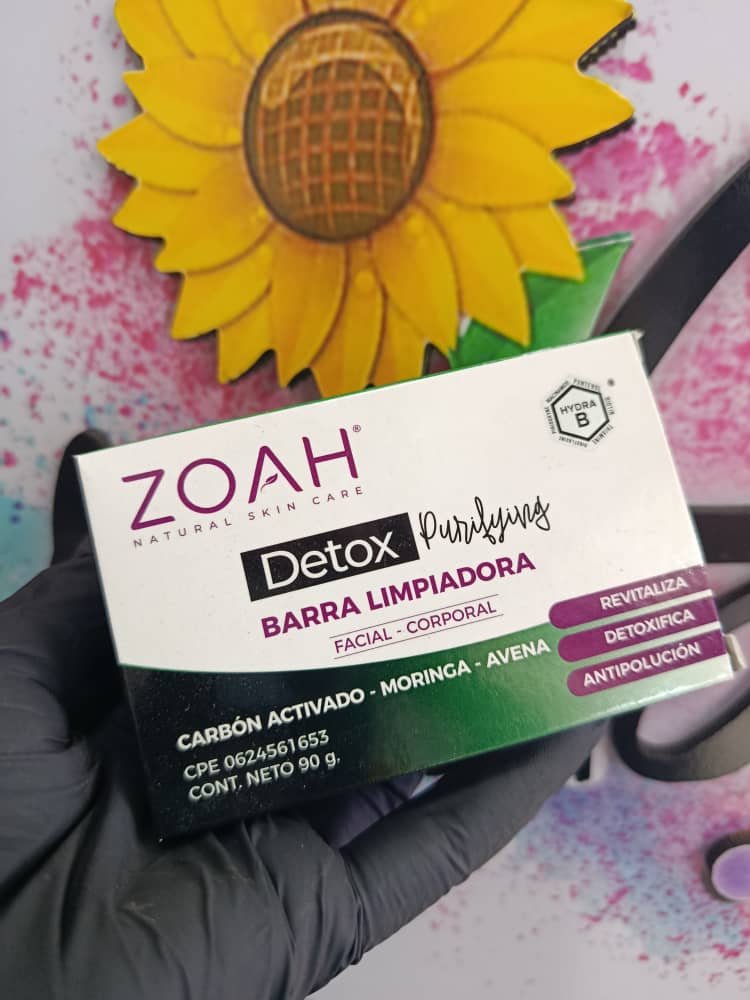 Barra Limpiadora Detox Purifying ZOAH 90gr