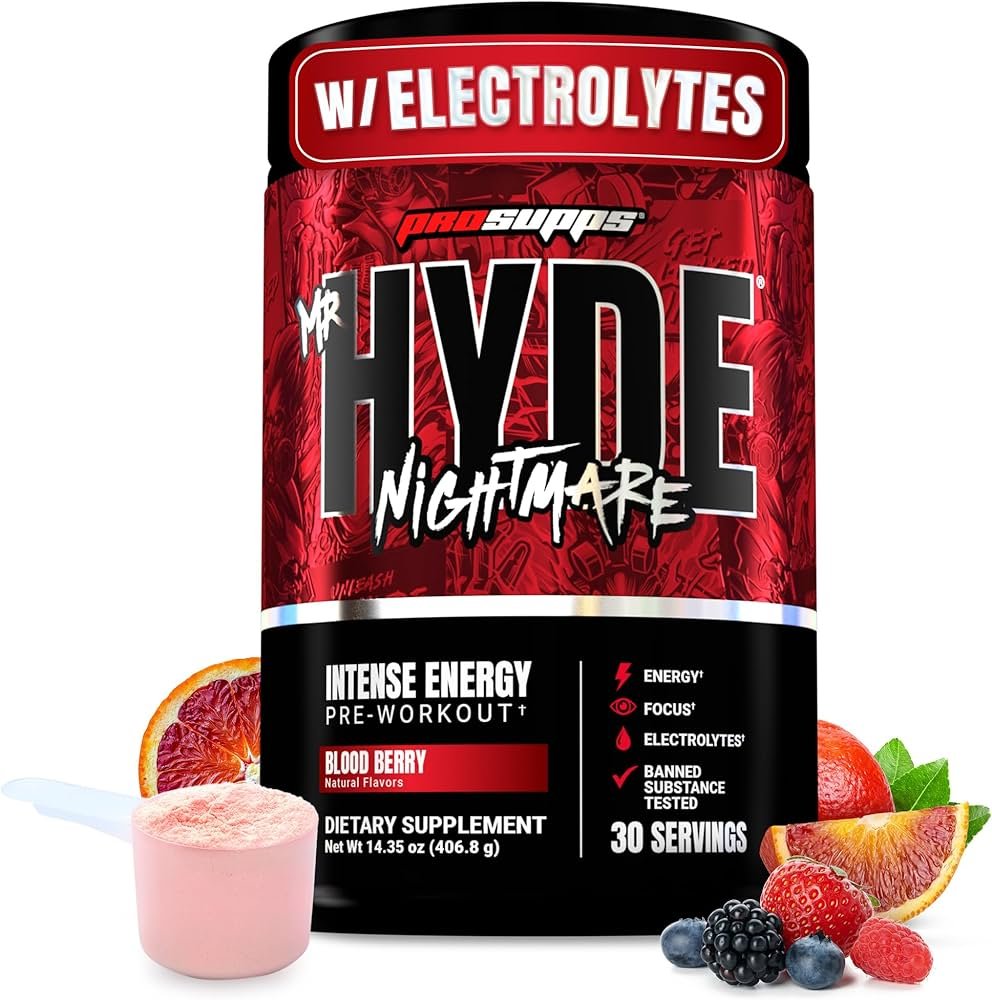 PS MR.HYDE NIGHTMARE Pre Workout 30serv BLOOD BERRY