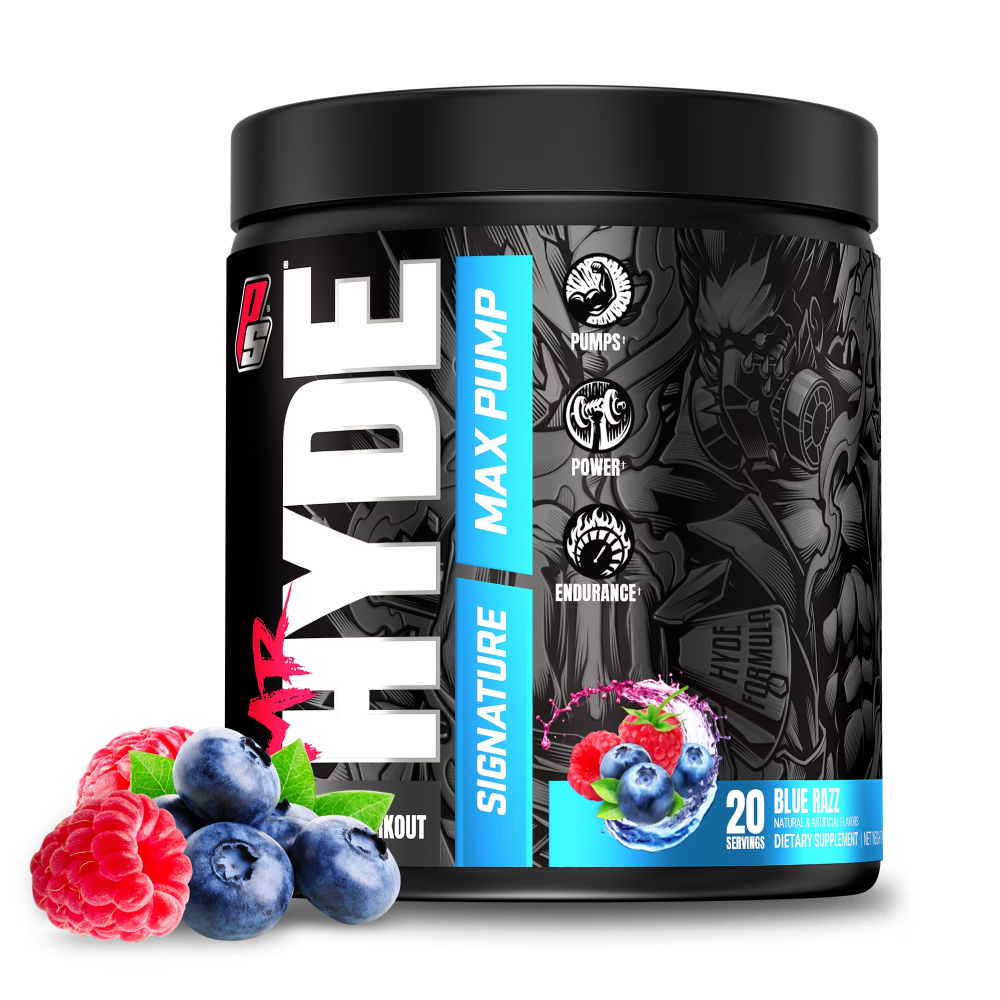 PS MR.HYDE MAX PUMP Pre Workout 20serv BLUE RAZZ