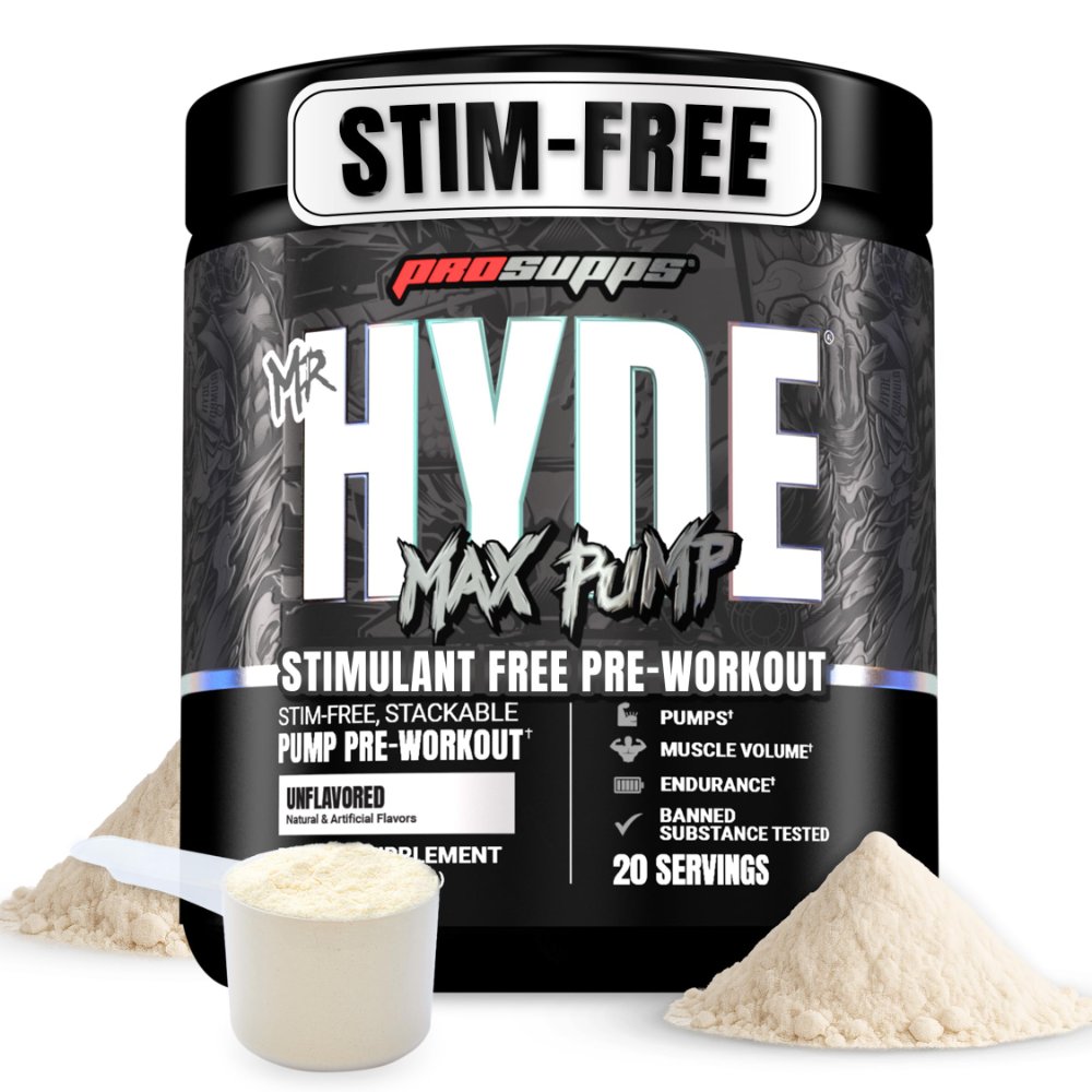 PS MR.HYDE MAX PUMP Pre Workout 20serv UNFLAVORED
