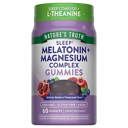 NT MELATONIN+MAGNESIUM 60 GUMMIES BERRY LEMON