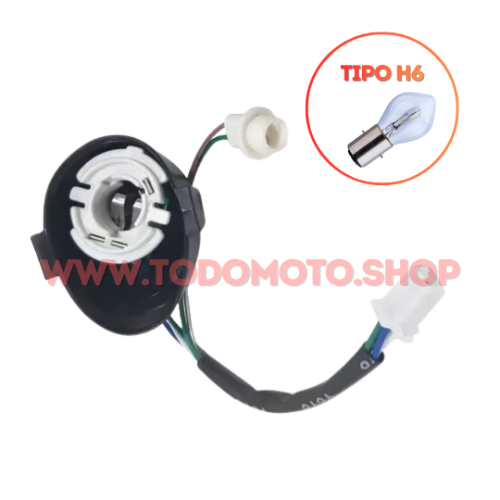 PORTA LAMPARA TIPO BOSCH - YBR 125/ RX 150/ HUNTER/ VC 150/ STORM 125
