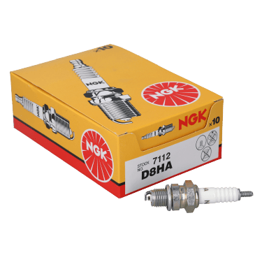 BUJIA NGK D8HA - MOTOS 150 A 250cc SKUA/ RX/ VC/ SAHEL/ TRIAX/ ZR/ HUNTER/ COLT