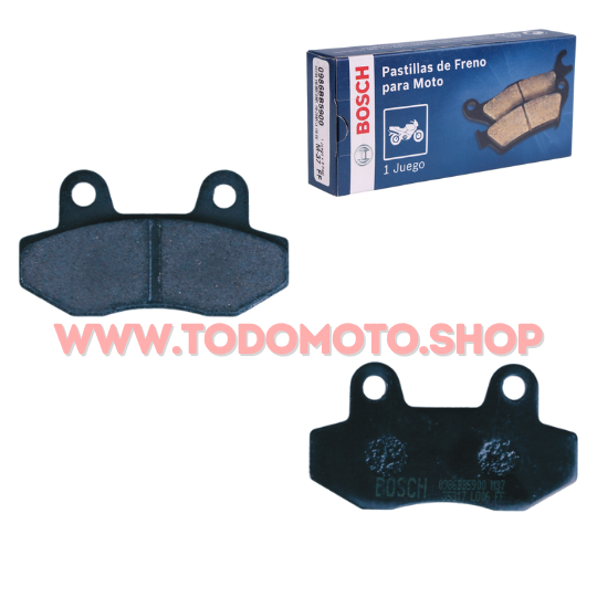 PASTILLA FRENO (FA86) BOSCH - SMASH/ BIZ/ TRIP/ ENERGY/ MIRAGE/ ZB/ BLITZ/ BIT- 110/ 125cc