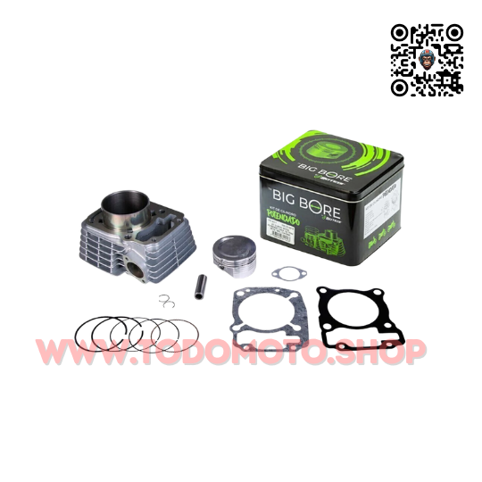 CILINDRO MOTEGI POTENCIADO 190cc - HONDA 150 TITAN/XR150/ GLH150/ VC150R - C/ PISTON
