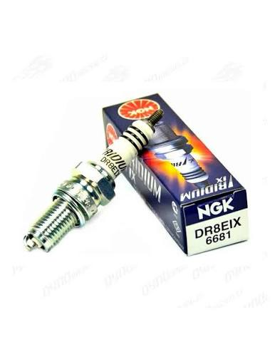 BUJIA NGK DR8EIX (IRIDIUM) - MOTOS 150 A 250cc SKUA/ RX/ VC/ SAHEL/ TRIAX/ ZR/ HUNTER/ COLT