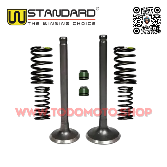 VALVULAS STD - SMASH/ WAVE/ BIZ/ ENERGY - KIT COMPETICION V-POWER - W STANDARD