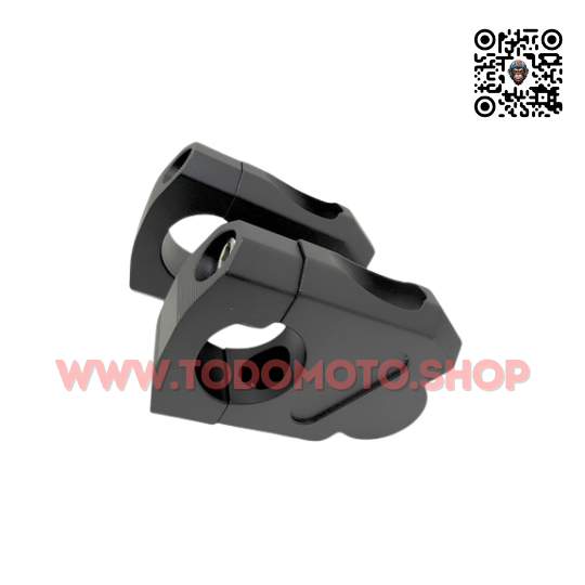 SOPORTE ELEVADOR 45MM MANUBRIO 22MM / 28.6MM NEGRO SPEKTOR