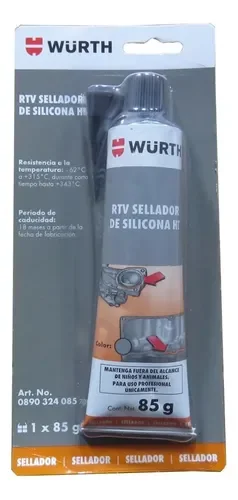 PEGAMENTO PARA JUNTAS - WURT 85G - ALTA TEMPERATURA - GRIS