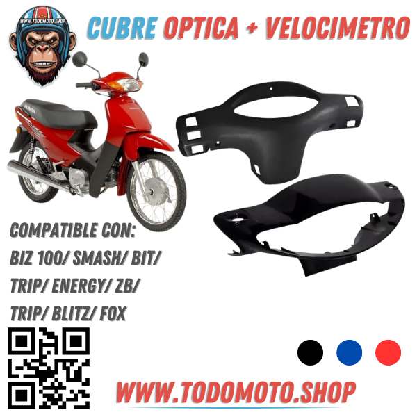 CUBRE OPTICA + CUBRE VELOCIMETRO - - SMASH/ BIZ/ TRIP/ ZB/ BLITZ/ BIT/ ENERGY