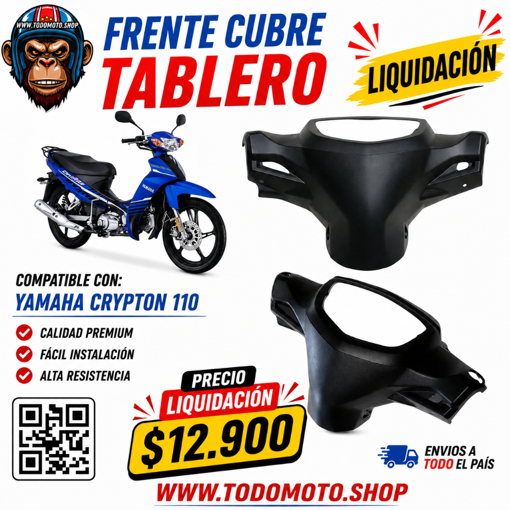 CUBRE VELOCIMETRO - YAMAHA NEW CRYPTON 110 - OFERTA