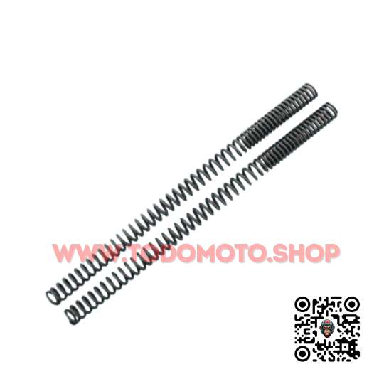 RESORTE SUSPENSION A DISCO (X2) - MOTOS 110 A 125cc - SMASH BIZ WAVE TRIP ENERGY MIRAGE BLITZ BIT (BARRALES))