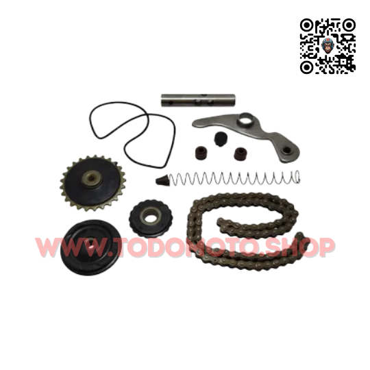 KIT DISTRIBUCION COMPLETO - REINF C/CADENA 25H 84L GILERA SMASH 110