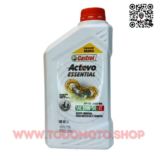 ACEITE CASTROL - 4T MINERAL 20W-50 ESSENCIAL