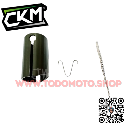 CORTINA + AGUJA CARBURADOR - RX150/ SKUA/ ZR/ HUNTER/ VC/ TITAN - CKM