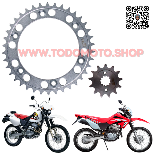 CORONA Y PIÑON - HONDA XR 250 TORNADO (TRANSMISION)